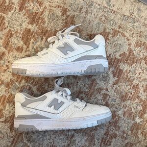 New Balance 550’s - White w/ Slate Grey
